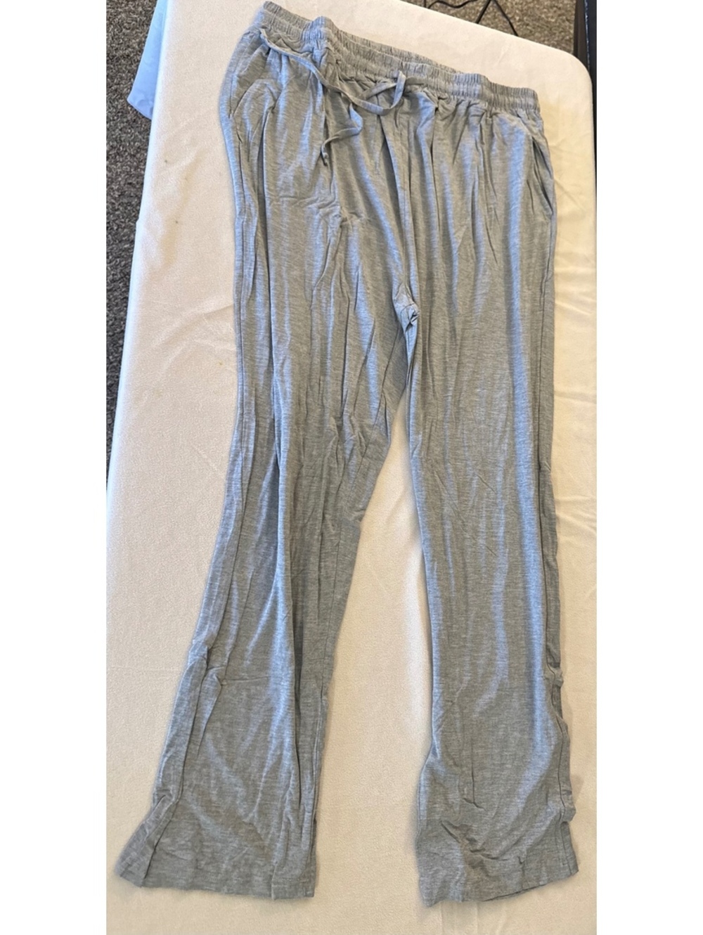 Women’s Gray Drawstring Lounge Pants Size 2X